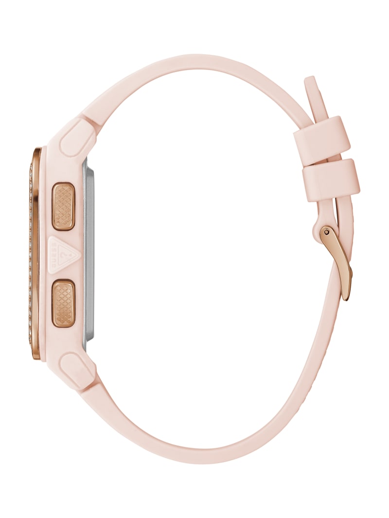 Guess Nude And Rose Gold Tone Digital Watch Gw L Multi