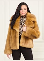 New Gwenda Faux-Fur Jacket | GUESS