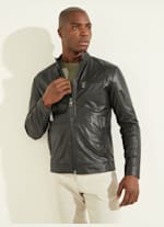 Biker clearance jacket guess