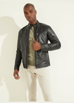 Leather Biker Jacket | GUESS