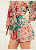Amazonia Daydream Belted Short | GUESS