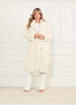 Tania Faux Fur Coat GUESS