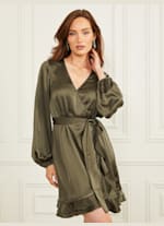 Betty Blue Wrap Dress | GUESS