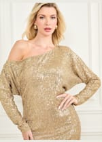 Gabbie Sequin Dress | GUESS
