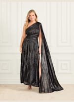 Stephany Pleated Gown | GUESS