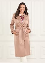 Eleonor Satin Wrap Trench | GUESS