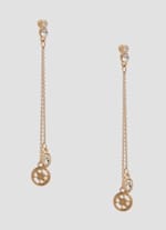 Linear Drop Stone Earrings GUESS Canada
