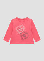 Hearts Long-Sleeve Tee (0-24M) | GUESS