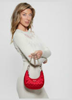 完璧わいふによる Mini Rock Golden Crescent GUESS | Bag Hobo バッグ・財布