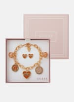 Guess charm bracelet and earring set discount