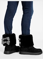 Idris genuine shearling boot deals
