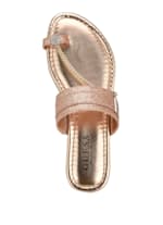 Rose gold guess sandals deals