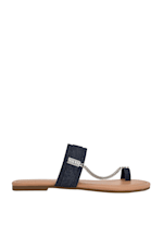 Locks Denim Chain Sandals GUESS Factory Ca