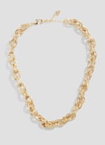 Gold Tone Chunky Chain Necklace GUESS Canada