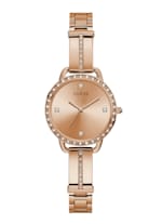 Guess rose gold watch with crystals online