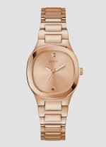 Rose Gold Tone Studded Analog Watch GUESS Canada
