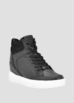 Blairin Rhinestone Logo Wedge Sneakers GUESS