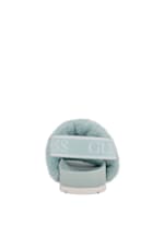 Guess fur sale slide sandals
