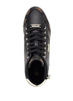 Guess wedge sales sneakers black