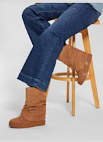 Hidden wedge bootie outlet