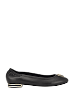 Triangle Black Ballet Flats GUESS