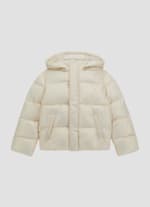 Shimmer Logo Hooded Puffer Jacket (7-16) | GUESS