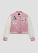 Satin Varsity Jacket 7 16 GUESS Canada