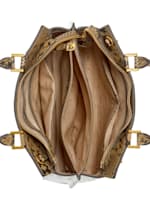 Guess Python Print Handbag, Guess Katey Luxury Satchel Black - Boros Bags