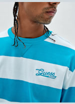 Guess kincaid striped tee deals