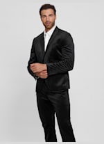 Guess velvet blazer sales