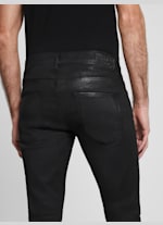 Guess coated skinny jeans sale