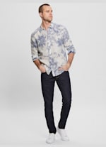 Eco Island Floral Linen Shirt | GUESS