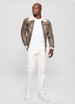 Guess shearling jacket new arrivals