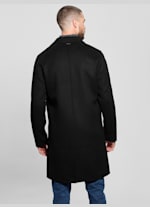 Wool Blend Double Breasted Coat GUESS Canada