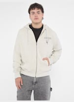 GUESS Originals Stacked Zip-Up Hoodie | GUESS