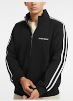 Striped Tape Zip-Up Sweatshirt | GUESS Jeans