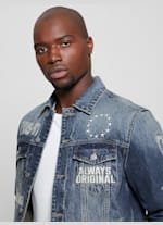 GUESS Dean Denim Jacket Blue XL