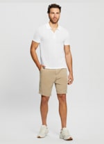 Gauze Half-Zip Polo | GUESS