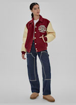 Guess letterman clearance jacket