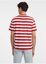 Guess t shirt striped red top