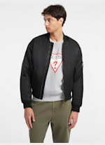 Guess reflective bomber jacket top