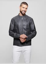 Guess regina moto jacket clearance