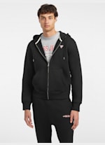 Slim Mini Patch Zip-Up Hoodie | GUESS Jeans