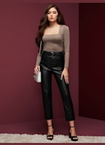 Candace Faux-Leather Pant | GUESS Factory