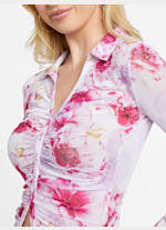 Berrie Mesh Shirt | GUESS Factory