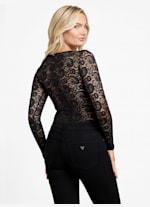 Lace Cassandra Bodysuit GUESS Factory Ca