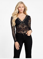 Lace Cassandra Bodysuit GUESS Factory Ca