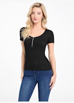 【美品】 Kaila Zip Factory GUESS | Top トップス