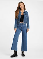 Sandrina High-Rise Wide-Leg Jeans | GUESS Factory Sandrina High-Rise Wide-Leg Jeans | GUESS Factory