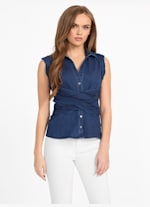 Londyn Chambray Top | GUESS Factory Londyn Chambray Top | GUESS Factory